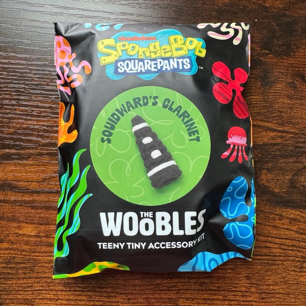 *Sealed* Woobles Nickelodeon SpongeBob SquarePants Squidward's Clarinet Kit